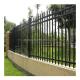 75x75mm Post Size Iron Fence Panels for Garden and Villa Corrosion-Resistant
