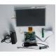 open frame touchscreen 10.1 inch LCD display VGA support HD AV monitor with 4line resistive touch panel
