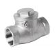 DN50 Stainless Steel 304 Metal Seated Swing Check Valve Straight Through Type Pn1.6MPa