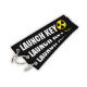 Bag Racing Match Embroidered Key Chain Cotton Polyester Material