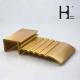 Brass Stair Nosing Brass Anti Slip Extruding Stair Edge Protection Copper Alloy Brass Extruding Profiles