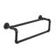 Wall Mounted Industrial Pipe Towel Rack Black Towel Bar For Industrial Furniture