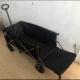 Popular Foldable Wagon Cart 128cm PVC Wheel Folding Beach Cart With Extension