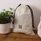 Custom fabric bag Muslin drawstring blank pouch personalize LOGO