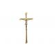 Tombstone Hardware Coffin Crucifix , Bronze Color Traditional Crucifix