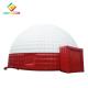 Giant Inflatable Igloo Tent , Red White Blow Up Dome Tent For Advertising Activity