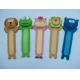 Custom Made Cute Animal Cable Winder Rubber Soft PVC Earphone Headphone Charms For School Students Gift