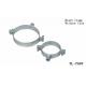 TL-7007 15--315mm pipe single open clamp PVC/EPDM  rubber Glue electrical equipment accessory metal for fixing hose tube