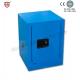 Blue Single Door Storage Cabinet For Chemical Flammables , Bench Top