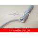 UL20445 Medical Care Curly Cable PUR Sheath Rated 60C 30V
