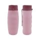 BPA Free 600ml Leakproof Silicone Foldable Water Bottle With PP Lid