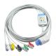 Artema S&W Compatible Direct-Connect ECG Cable and leadwires  5Lead