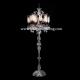 Indoor Decoration Art Deco Tall Lamp Crystal Standard Lamp 12 Light