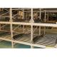 High Density Light Grey Flow Rack Shelving , Industrial Pallet Racks Heavy Duty