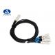 100G Copper Direct Attach Cable QSFP28 To 4x25G SFP28 3 Meters
