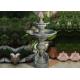 Two Tiers  Lion  Small Outdoor Water Fountain