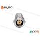 Raymo D 102 A051 -130 IP68 waterproof 2pin natural shell circular push pull connector compatible fischers