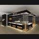Exquisite Jewelry Store Display Cases , Retail Display Cabinets Customized Size
