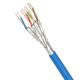 23AWG FFTP CAT6A Cable Blue LSZH 10Gbps High Speed Network Cable 1000Ft