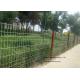 PVC Coated Garden Welded Wire Mesh Fence With Strong Corrosion Resistance