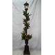 5FT Pre Lit Christmas Lamp Post Tree With 50 LED Bulbs