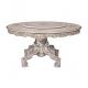 Modern round rotating wood dining table LS-A107L-1