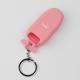 Topfit eco-friendly silicone cover keychain for Tesla(pink)