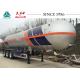 Tri Axle LPG Tank Trailer , LPG Transport Trailer 30-60 CBM Capacity