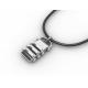 Tagor Jewelry Top Quality Trendy Classic 316L Stainless Steel Necklace Pendant ADP89