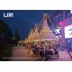 Waterproof Outdoor Wood Desert Tipi Bamboo Hotel Tents Poles for Party and Event
