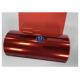 36 μm Red PET Adhesive Film Used as Protective Film for Metal Glass Plastic in 3C industries