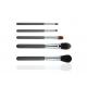 Eco-friendly Wood Handle Beauty Professional Cosmetic Brush Set With Leather Case