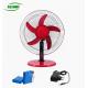 3 Speed 16 Inch Ac Dc Table Fan With Rechargeable Battery Lower Noise