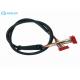 2178712-8 Micro Match 8 Pin Red Idc Cable Assembly , 2464 28AWG Electri Cable Assemblies