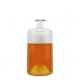 Acceptable Customer's Logo 500ml Clear Brandy Whiskey Empty Wine Bottle with Cork