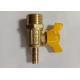 Forged 1 2 Brass Ball Valve Normal Temperature For Oil Gas Water