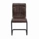 Contemporary Brown Pu Dining Chairs Oem Odm Design