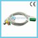 Nihon Kohden 5 lead ECG Cable,Clip,IEC