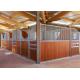 Classic Equine Equipment horse stall front panels with sliding door