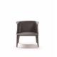 Lavish ISABEL Fiberglass Lounge Chair With Soft Cushions And Armrests