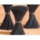 250mm Length Straight Black Annealed Cut Metal Wire For Tie Work