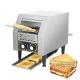 Commercial Sliver 1.3KW Automatic Conveyor Toaster for Quick and Easy Burger Toasting