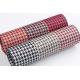 40mm Double Face Polyester Hound Stooth Ribbon for Ribbon Bow Making and Garment Decoration