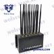 CDMA 24W Mobile Phone Blocker Jammer 12 Antennas DCS GSM GPS WIFI