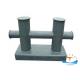 E Mooring Dock Marine Mooring Equipment 50 -300 Diameter Double Cross Bollard