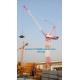 QTD5015 Jib Luffing Tower Crane 165 ft Boom 8000kg Load Specificaion