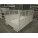 SGS Logistics Forklift Guide Steel Q235 Metal Mesh Container