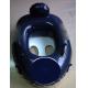 Funny water toy small boat kiddie rides and inflatable dark blue bumper boat