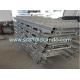 Good quality galvanized scaffolding stair case 550mm 850mm width, 8 steps 9 steps ladder for Scaffolding ringlock system