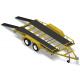 Heavy Duty 18 X 6’6 Flatbed Car Hauler , Lightweight Car Trailer For Car Hauling